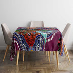 Custom NAIDOC Week 2024 Brisbane Lions Tablecloth Australia Aboriginal Dot Painting
