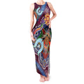 Custom NAIDOC Week 2024 Brisbane Lions Tank Maxi Dress Australia Aboriginal Dot Painting