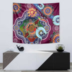 Custom NAIDOC Week 2024 Brisbane Lions Tapestry Australia Aboriginal Dot Painting