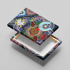 Custom NAIDOC Week 2024 Carlton Blues Canvas Wall Art Australia Aboriginal Dot Painting