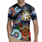 Custom NAIDOC Week 2024 Carlton Blues Rugby Jersey Australia Aboriginal Dot Painting
