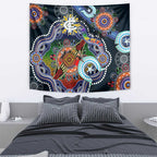 Custom NAIDOC Week 2024 Carlton Blues Tapestry Australia Aboriginal Dot Painting