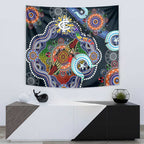 Custom NAIDOC Week 2024 Carlton Blues Tapestry Australia Aboriginal Dot Painting