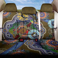Custom NAIDOC Week 2024 Collingwood Magpies Back Car Seat Cover Australia Aboriginal Dot Painting