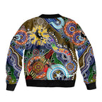 Custom NAIDOC Week 2024 Collingwood Magpies Bomber Jacket Australia Aboriginal Dot Painting