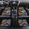 Custom NAIDOC Week 2024 Collingwood Magpies Car Mats Australia Aboriginal Dot Painting