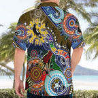 Custom NAIDOC Week 2024 Collingwood Magpies Hawaiian Shirt Australia Aboriginal Dot Painting