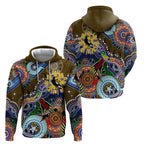 Custom NAIDOC Week 2024 Collingwood Magpies Hoodie Australia Aboriginal Dot Painting