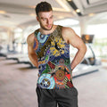 Custom NAIDOC Week 2024 Collingwood Magpies Men Tank Top Australia Aboriginal Dot Painting