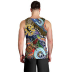 Custom NAIDOC Week 2024 Collingwood Magpies Men Tank Top Australia Aboriginal Dot Painting