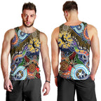 Custom NAIDOC Week 2024 Collingwood Magpies Men Tank Top Australia Aboriginal Dot Painting