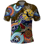Custom NAIDOC Week 2024 Collingwood Magpies Polo Shirt Australia Aboriginal Dot Painting