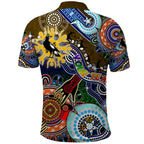 Custom NAIDOC Week 2024 Collingwood Magpies Polo Shirt Australia Aboriginal Dot Painting