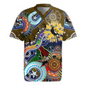 Custom NAIDOC Week 2024 Collingwood Magpies Rugby Jersey Australia Aboriginal Dot Painting