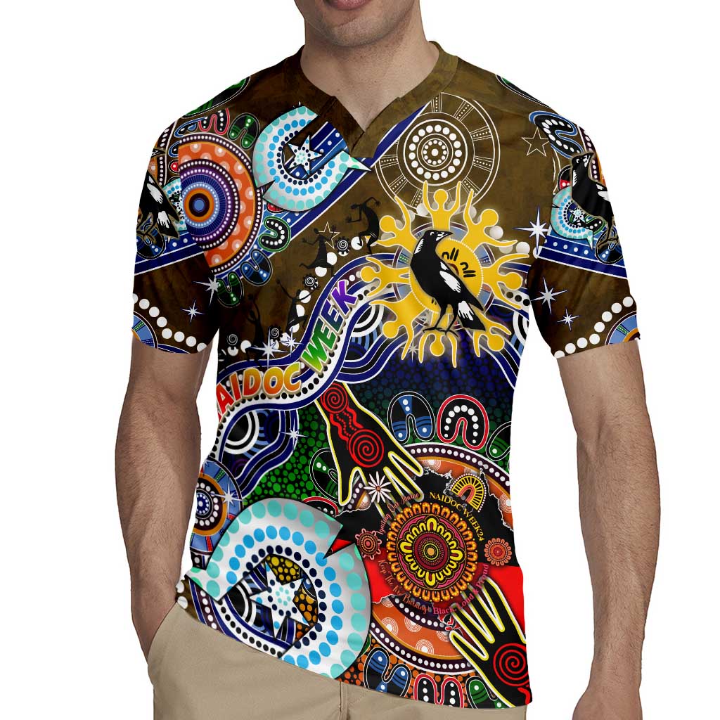 Custom NAIDOC Week 2024 Collingwood Magpies Rugby Jersey Australia Aboriginal Dot Painting