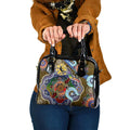 Custom NAIDOC Week 2024 Collingwood Magpies Shoulder Handbag Australia Aboriginal Dot Painting