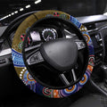NAIDOC Week 2024 Collingwood Magpies Steering Wheel Cover Australia Aboriginal Dot Painting