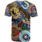 Custom NAIDOC Week 2024 Collingwood Magpies T Shirt Australia Aboriginal Dot Painting