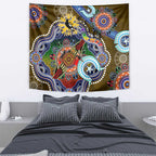 Custom NAIDOC Week 2024 Collingwood Magpies Tapestry Australia Aboriginal Dot Painting