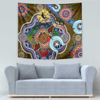 Custom NAIDOC Week 2024 Collingwood Magpies Tapestry Australia Aboriginal Dot Painting