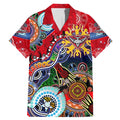 Custom NAIDOC Week 2024 Essendon Bombers Family Matching Mermaid Dress and Hawaiian Shirt Australia Aboriginal Dot Painting