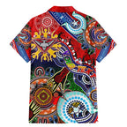 Custom NAIDOC Week 2024 Essendon Bombers Family Matching Mermaid Dress and Hawaiian Shirt Australia Aboriginal Dot Painting