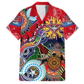 Custom NAIDOC Week 2024 Essendon Bombers Family Matching Tank Maxi Dress and Hawaiian Shirt Australia Aboriginal Dot Painting