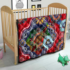 Custom NAIDOC Week 2024 Essendon Bombers Quilt Australia Aboriginal Dot Painting