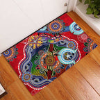 Custom NAIDOC Week 2024 Essendon Bombers Rubber Doormat Australia Aboriginal Dot Painting