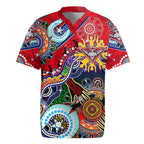 Custom NAIDOC Week 2024 Essendon Bombers Rugby Jersey Australia Aboriginal Dot Painting