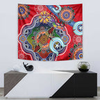 Custom NAIDOC Week 2024 Essendon Bombers Tapestry Australia Aboriginal Dot Painting