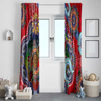 Custom NAIDOC Week 2024 Essendon Bombers Window Curtain Australia Aboriginal Dot Painting