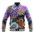 Custom NAIDOC Week 2024 Fremantle Dockers Freo Baseball Jacket Australia Aboriginal Dot Painting