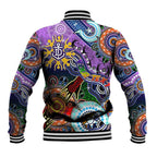 Custom NAIDOC Week 2024 Fremantle Dockers Freo Baseball Jacket Australia Aboriginal Dot Painting
