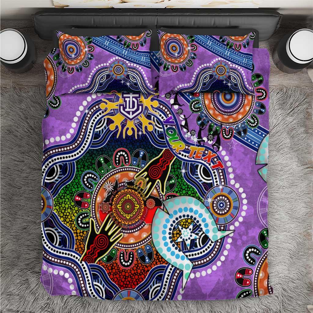 Custom NAIDOC Week 2024 Fremantle Dockers Freo Bedding Set Australia Aboriginal Dot Painting