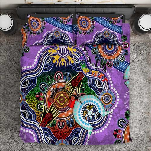 Custom NAIDOC Week 2024 Fremantle Dockers Freo Bedding Set Australia Aboriginal Dot Painting
