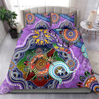 Custom NAIDOC Week 2024 Fremantle Dockers Freo Bedding Set Australia Aboriginal Dot Painting