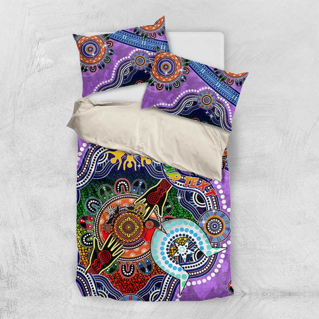 Custom NAIDOC Week 2024 Fremantle Dockers Freo Bedding Set Australia Aboriginal Dot Painting
