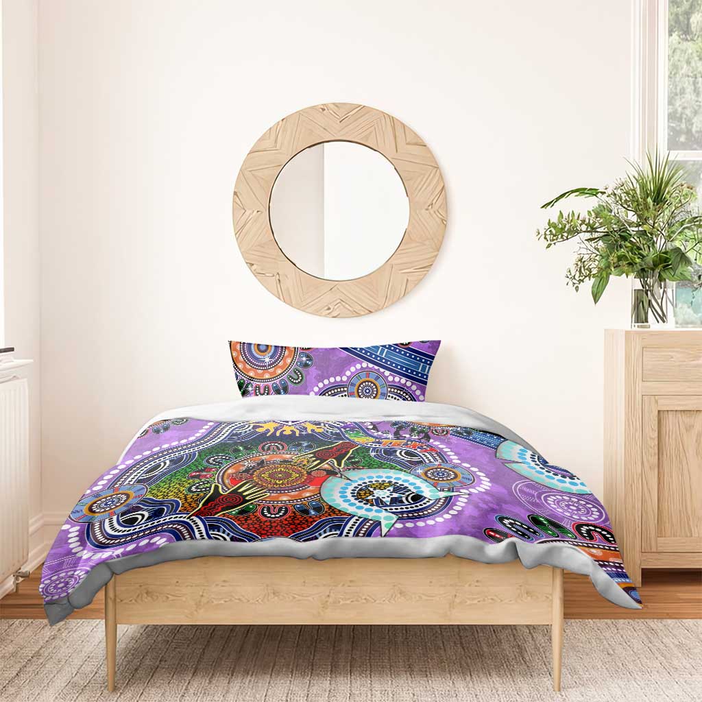 Custom NAIDOC Week 2024 Fremantle Dockers Freo Bedding Set Australia Aboriginal Dot Painting