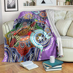 Custom NAIDOC Week 2024 Fremantle Dockers Freo Blanket Australia Aboriginal Dot Painting