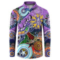 Custom NAIDOC Week 2024 Fremantle Dockers Freo Button Sweatshirt Australia Aboriginal Dot Painting