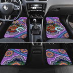 Custom NAIDOC Week 2024 Fremantle Dockers Freo Car Mats Australia Aboriginal Dot Painting