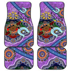 Custom NAIDOC Week 2024 Fremantle Dockers Freo Car Mats Australia Aboriginal Dot Painting