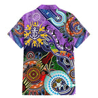 Custom NAIDOC Week 2024 Fremantle Dockers Freo Family Matching Mermaid Dress and Hawaiian Shirt Australia Aboriginal Dot Painting