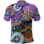 Custom NAIDOC Week 2024 Fremantle Dockers Freo Polo Shirt Australia Aboriginal Dot Painting