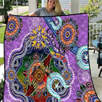 Custom NAIDOC Week 2024 Fremantle Dockers Freo Quilt Australia Aboriginal Dot Painting