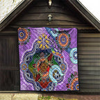 Custom NAIDOC Week 2024 Fremantle Dockers Freo Quilt Australia Aboriginal Dot Painting