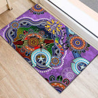 Custom NAIDOC Week 2024 Fremantle Dockers Freo Rubber Doormat Australia Aboriginal Dot Painting