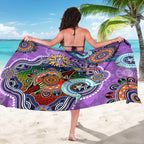 Custom NAIDOC Week 2024 Fremantle Dockers Freo Sarong Australia Aboriginal Dot Painting