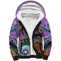 Custom NAIDOC Week 2024 Fremantle Dockers Freo Sherpa Hoodie Australia Aboriginal Dot Painting